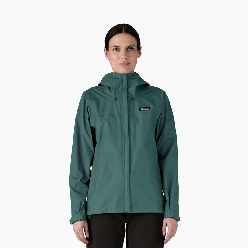 Dámská nepromokavá bunda Patagonia Torrentshell 3L Rain cascade green