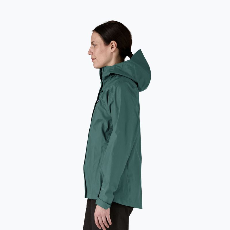 Dámská nepromokavá bunda Patagonia Torrentshell 3L Rain cascade green 3