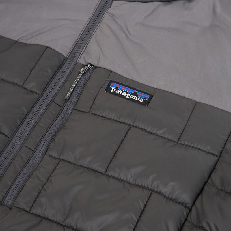 Pánská péřová bunda Patagonia Hi-Loft Nano Puff Hoody forge grey 12