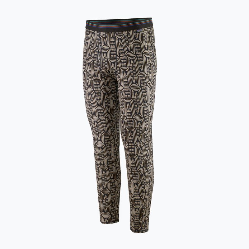 Pánské termo kalhoty Patagonia Cap Mid Weight Bottoms flow/sunken blue