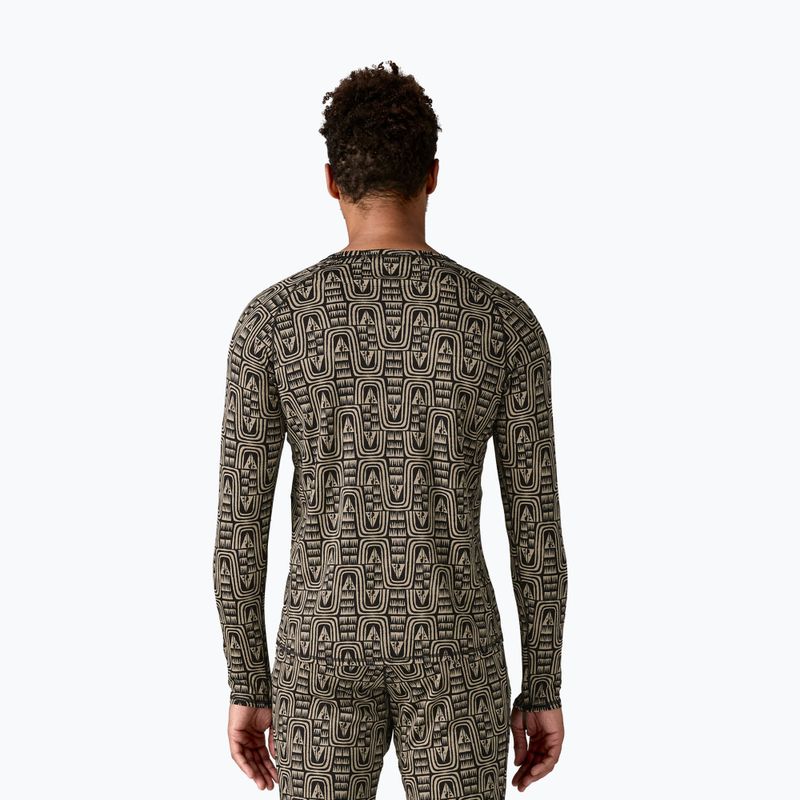 Pánské termotričko Longsleeve Patagonia Cap Mid Weight Crew flow / sunken blue 2
