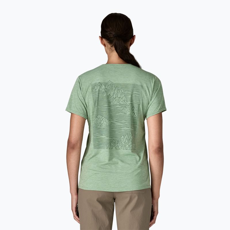 Dámské tričko Patagonia Cap Cool Daily Graphic Shirt strataspire / ellwood green x-dye 3
