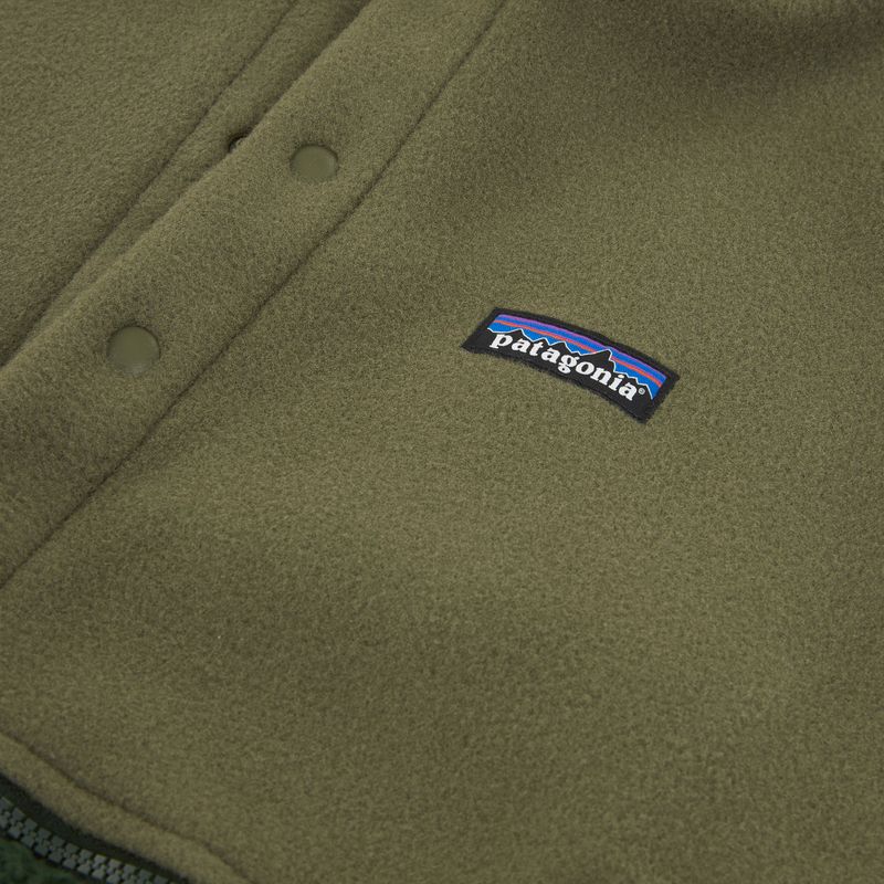 Pánská trekkingová mikina Patagonia Retro Pile 1 / 2 Snap P / O old growth green 3