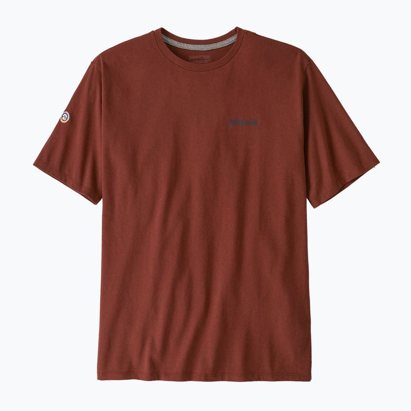 Pánská trička Patagonia Fitz Roy Icon Responsibili-Tee dried vanilla