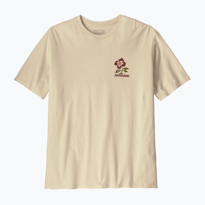 Pánské tričko Patagonia Balance Organic peace seeds / undyed natural 3