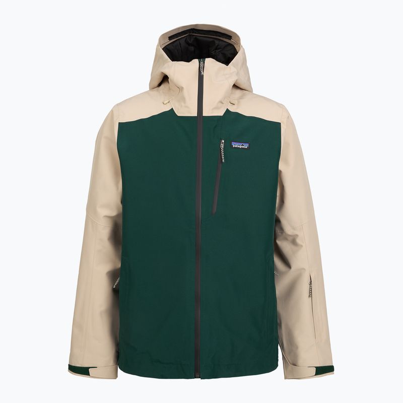 Pánská nepromokavá bunda Patagonia Insulated Powder Town cascade green 3