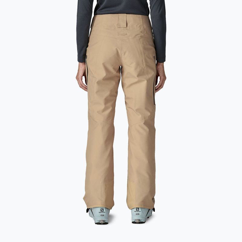 Dámské lyžařské kalhoty Patagonia Insulated Powder Town oar tan 2