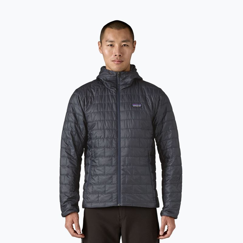Pánská péřová bunda Patagonia Nano Puff Hoody smolder blue