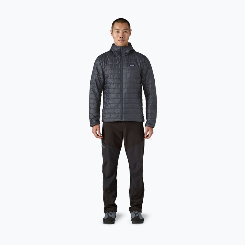 Pánská péřová bunda Patagonia Nano Puff Hoody smolder blue 2
