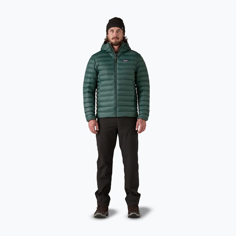 Pánská péřová bunda Patagonia Down Sweater Hoody cascade green 2
