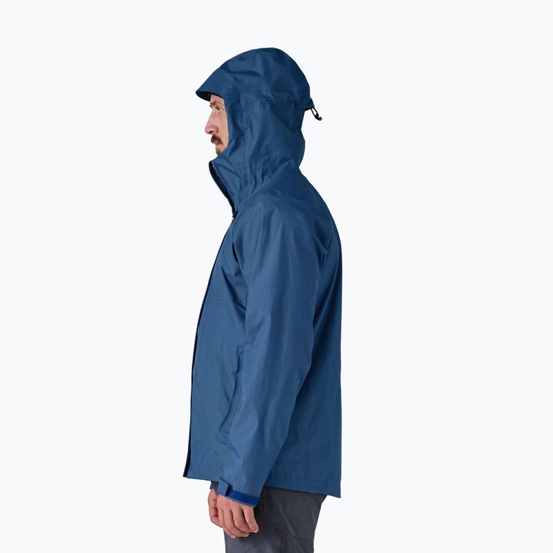 Pánská nepromokavá bunda Patagonia Torrentshell 3L Rain clement blue 3