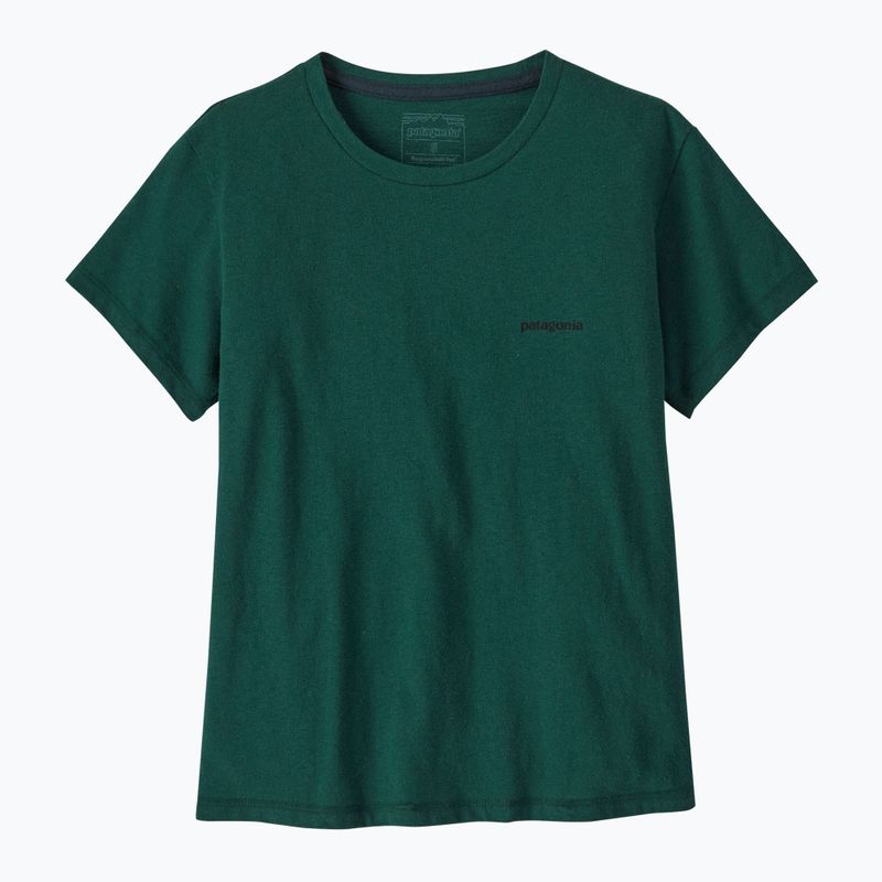 Dámské tričko Patagonia P-6 Logo Responsibili-Tee cascade green 3
