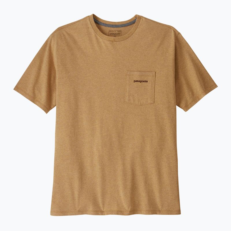 Pánské tričko Patagonia Boardshort Logo Pocket Responsibili talon gold 4