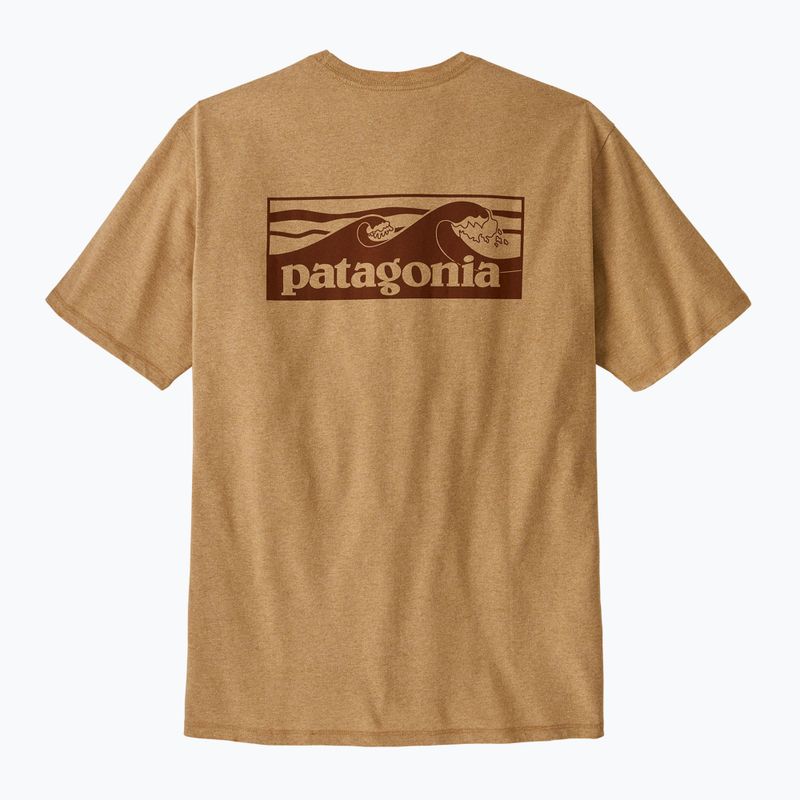 Pánské tričko Patagonia Boardshort Logo Pocket Responsibili talon gold 5
