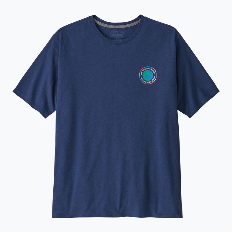 Pánské tričko Patagonia Unity Fitz Responsibili clement blue