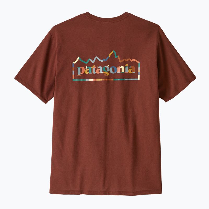 Pánské tričko Patagonia Unity Fitz Responsibili dried vanilla 2