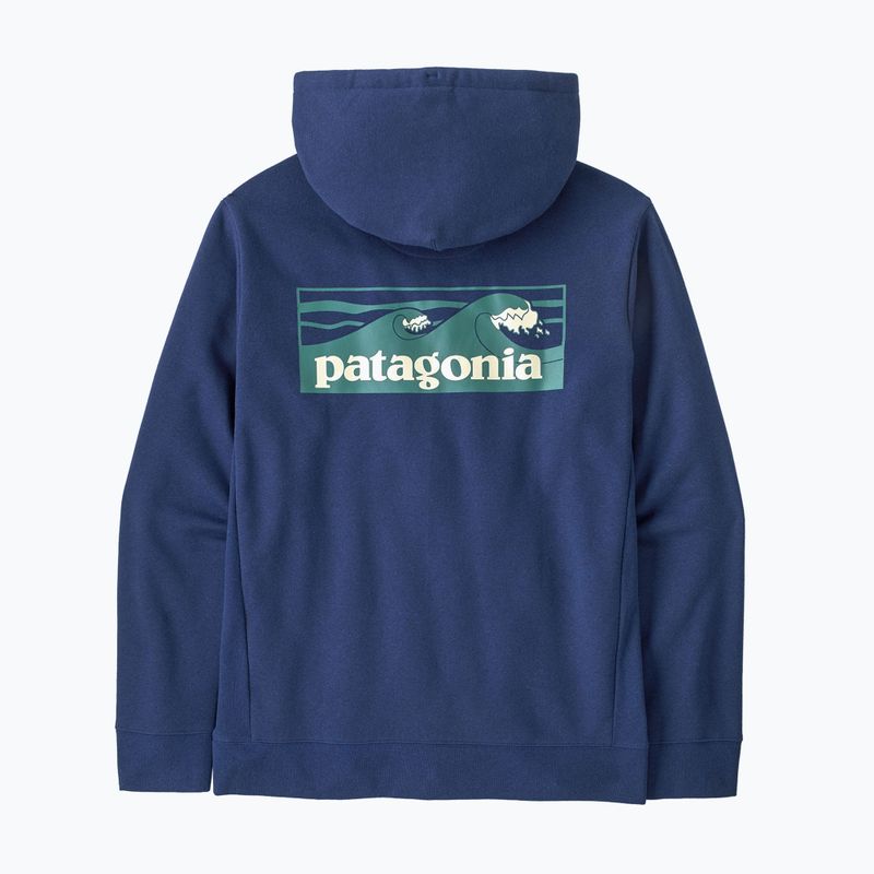 Pánská mikina Patagonia Boardshort Logo Uprisal Hoody clement blue 2