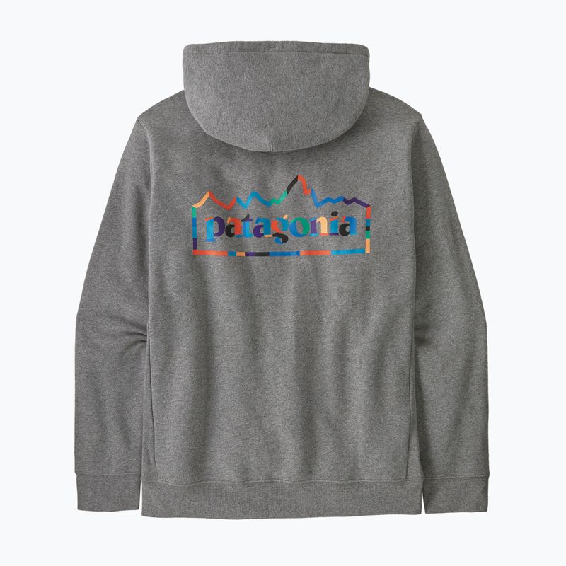 Pánská mikina Patagonia Unity Fitz Uprisal Hoody gravel heather 2