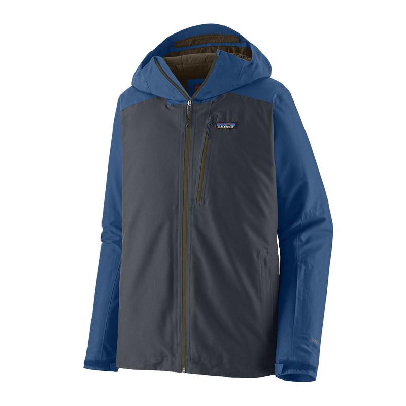 Pánská nepromokavá bunda Patagonia Insulated Powder Town smolder blue w / clement blue 3