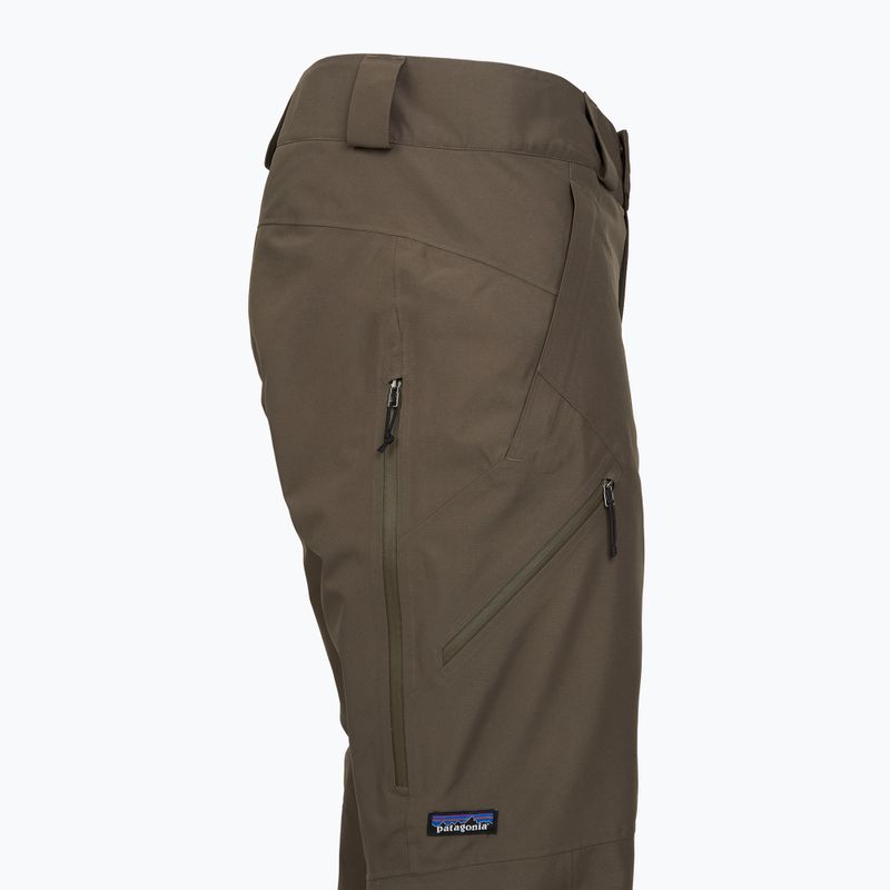 Pánské lyžařské kalhoty Patagonia Insulated Powder Town merlow brown marlow brown 3