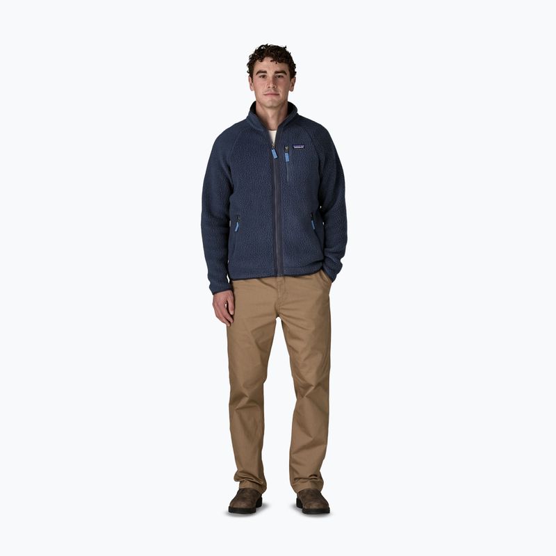 Pánská trekkingová mikina Patagonia Retro Pile new navy w/sunken blue 2