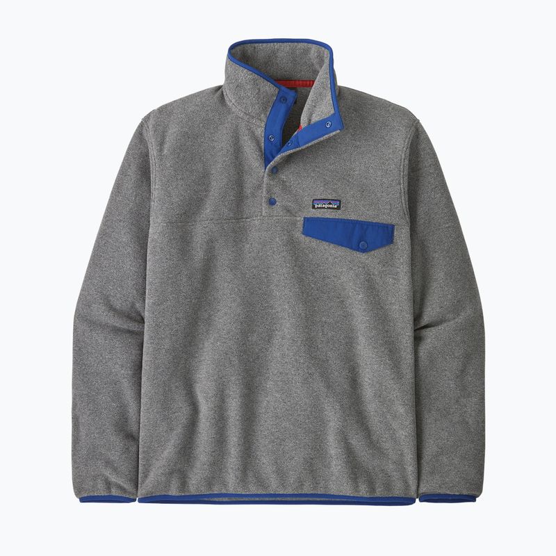 Pánská trekkingová mikina Patagonia LW Synch Snap-T P / O nickel w / clement blue
