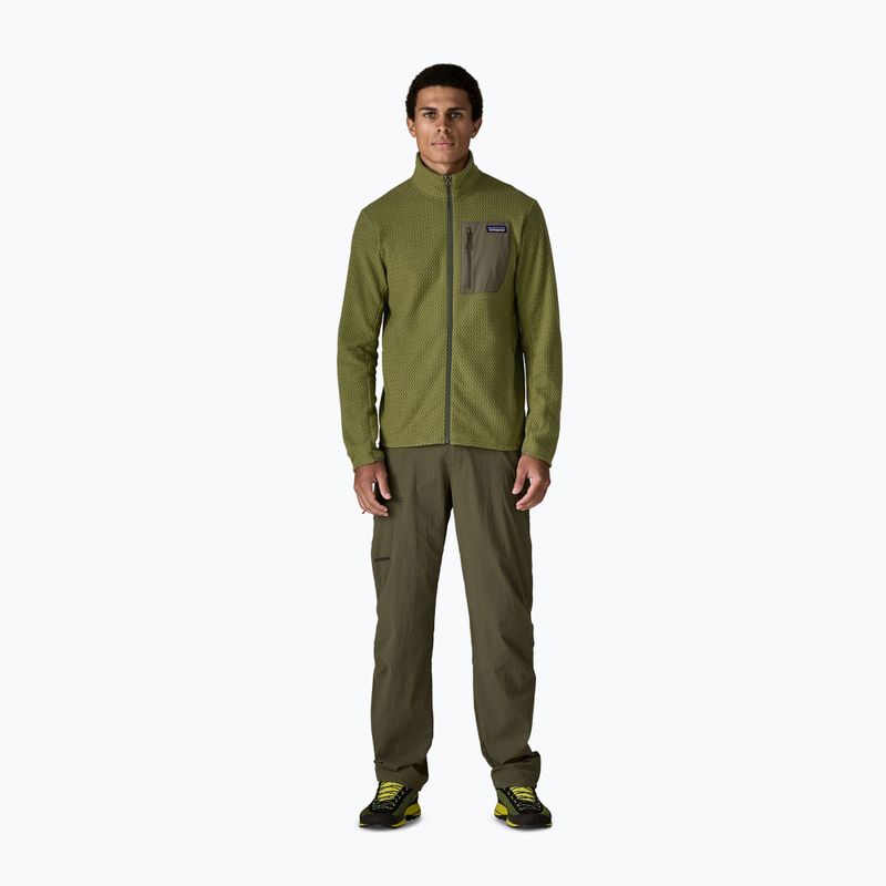 Pánská trekingová mikina Patagonia R1 Air caper green 2