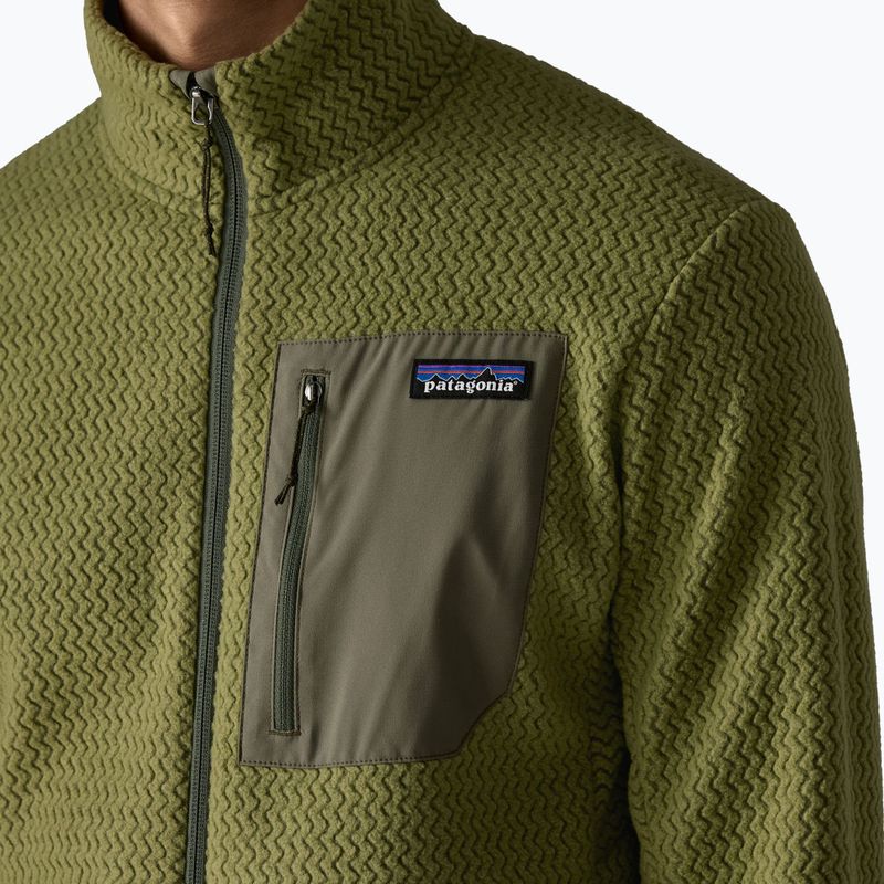 Pánská trekingová mikina Patagonia R1 Air caper green 6