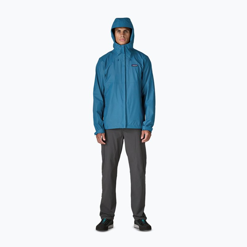 Pánská nepromokavá bunda Patagonia Torrentshell 3L Rain aquatic blue 4