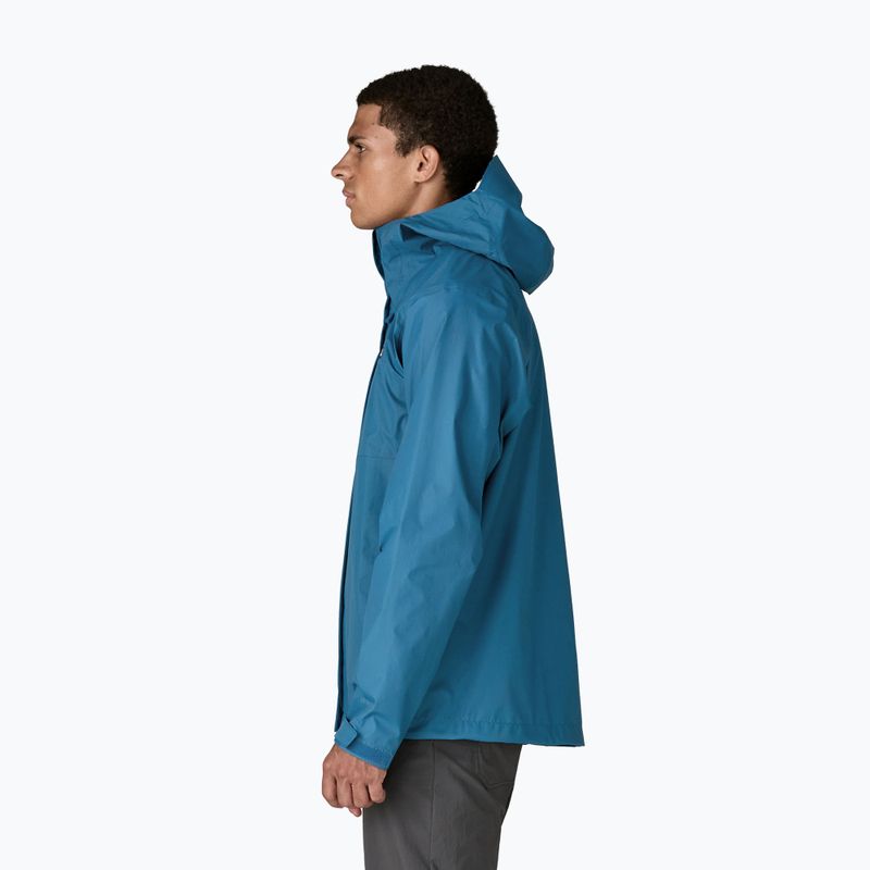 Pánská nepromokavá bunda Patagonia Torrentshell 3L Rain aquatic blue 5