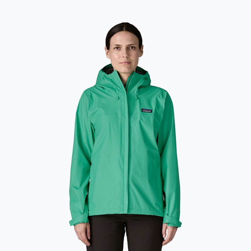 Dámská nepromokavá bunda Patagonia Torrentshell 3L Rain aqua stone