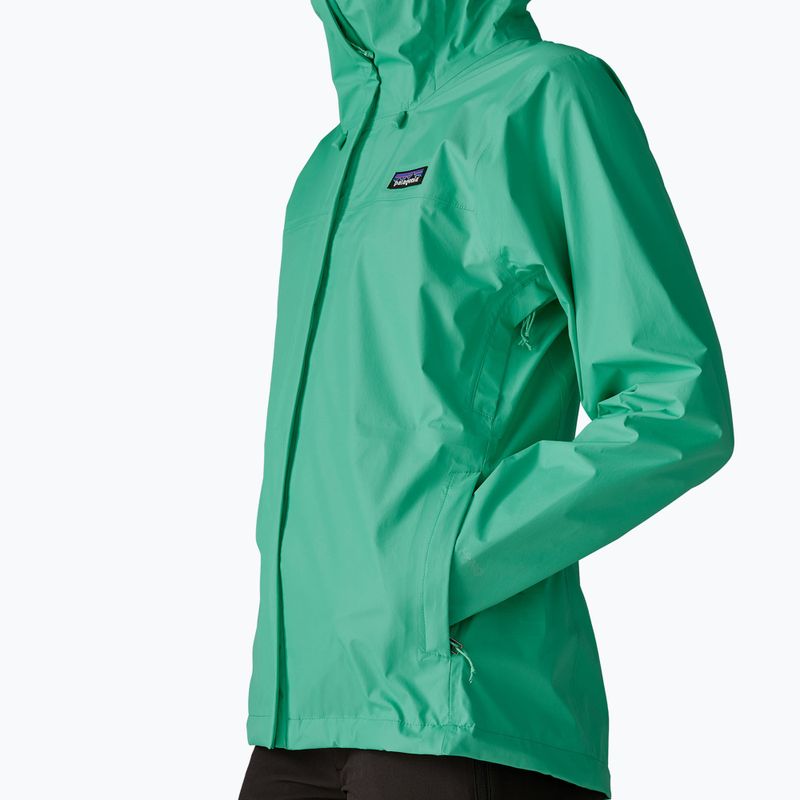 Dámská nepromokavá bunda Patagonia Torrentshell 3L Rain aqua stone 6