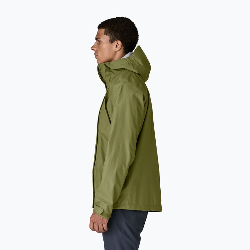 Pánská nepromokavá bunda Patagonia Torrentshell 3L Rain caper green 4
