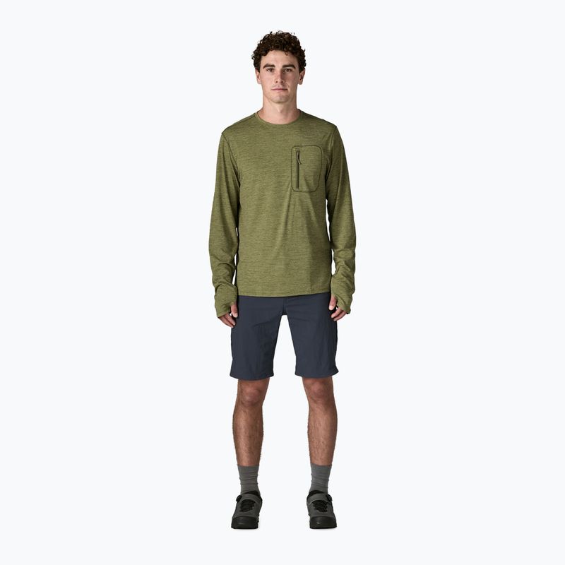 Pánské tričko Longsleeve Patagonia Capilene Cool Sun caper green/buckhorn green x-dye 2