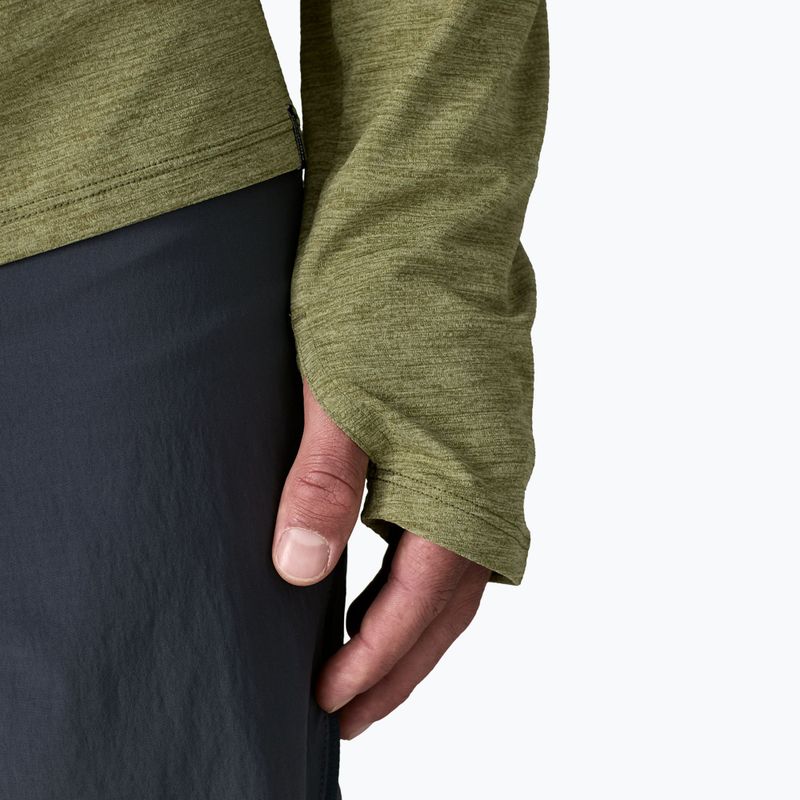 Pánské tričko Longsleeve Patagonia Capilene Cool Sun caper green/buckhorn green x-dye 6
