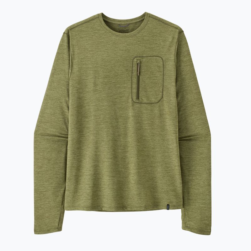 Pánské tričko Longsleeve Patagonia Capilene Cool Sun caper green/buckhorn green x-dye 7