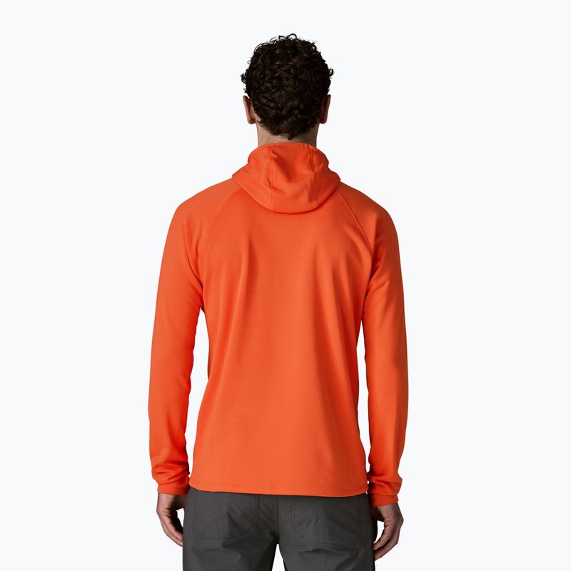 Pánská mikina Patagonia R1 Ultralight Hoody coal orange 3