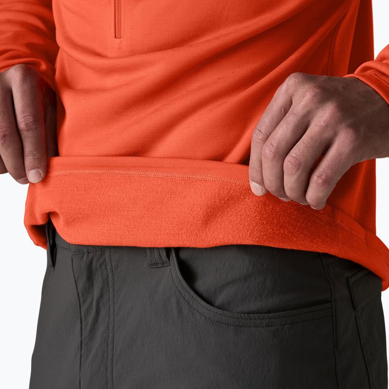 Pánská mikina Patagonia R1 Ultralight Hoody coal orange 8