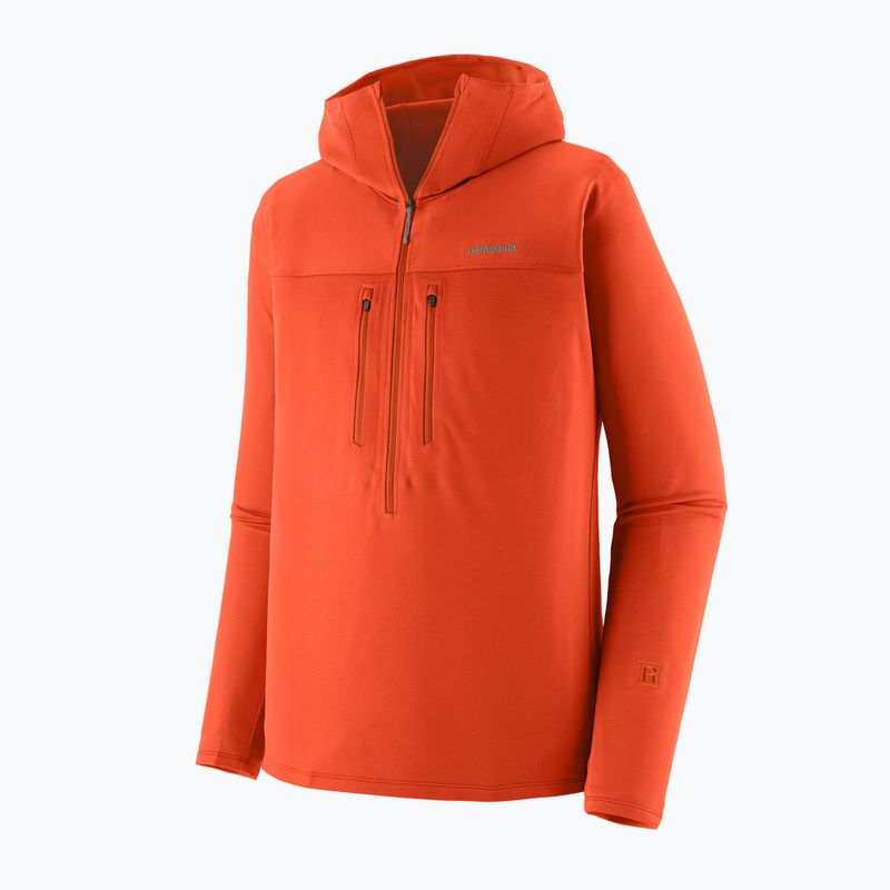 Pánská mikina Patagonia R1 Ultralight Hoody coal orange 10