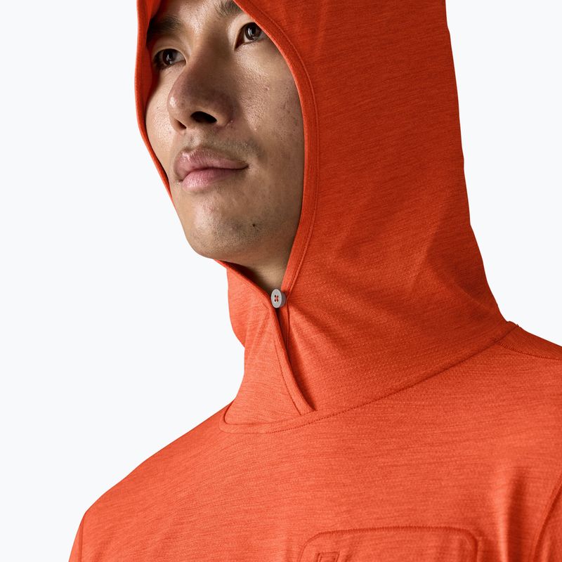 Pánská mikina Patagonia Capilene Cool Sun Hoody coal orange/light coal orange x-dye 6
