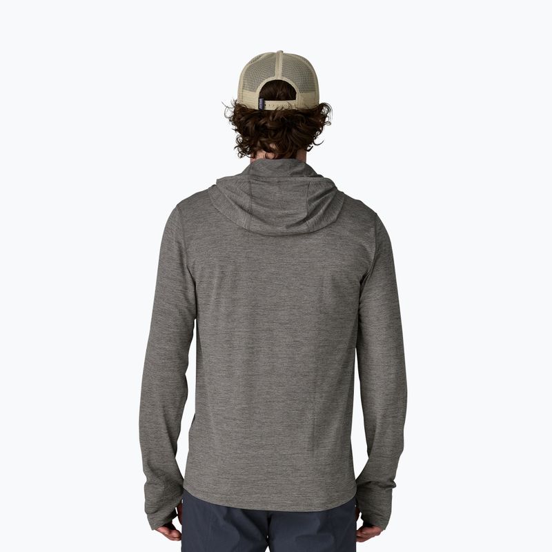 Pánská mikina Patagonia Capilene Cool Sun Hoody forge grey/noble grey x-dye 3