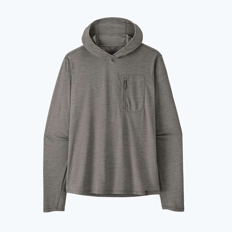 Pánská mikina Patagonia Capilene Cool Sun Hoody forge grey/noble grey x-dye 10