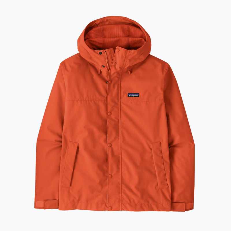 Pánská nepromokavá bunda Patagonia Outdoor Everyday Rain coal orange 6