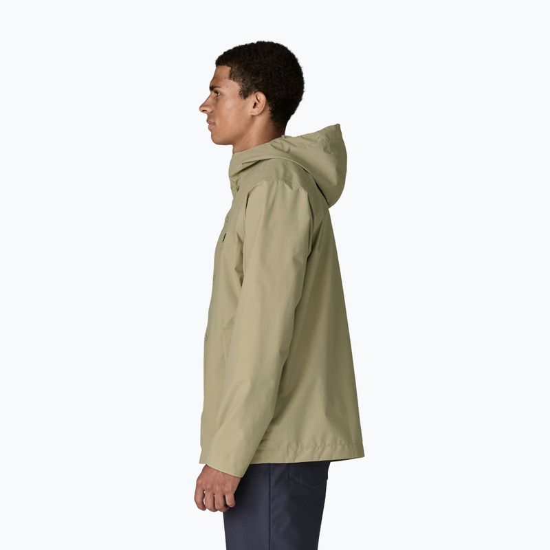 Pánská nepromokavá bunda Patagonia Outdoor Everyday Rain weathered stone 4