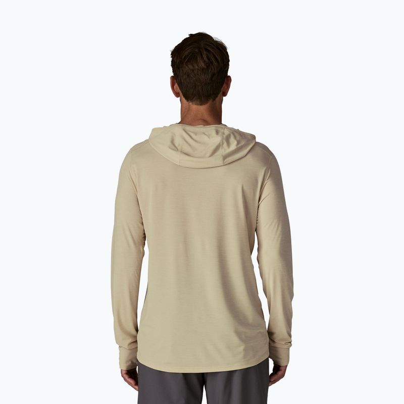 Pánská mikina Patagonia Capilene Ultra Hoody pumice/dyno white x-dye 3