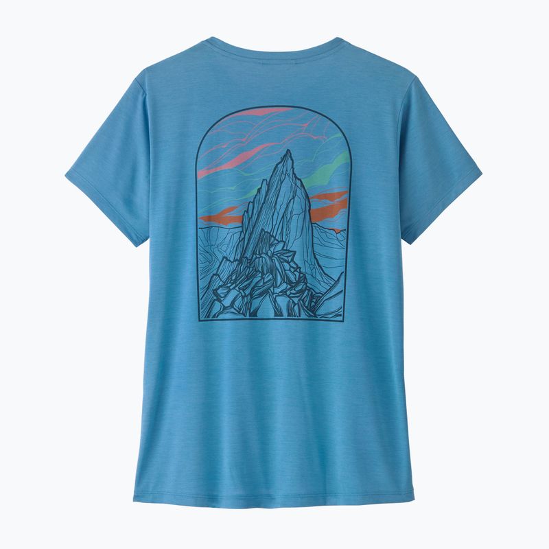 Dámské tričko Patagonia Capilene Cool Daily - Cloud Crag shore blue/light shore blue x-dye 2