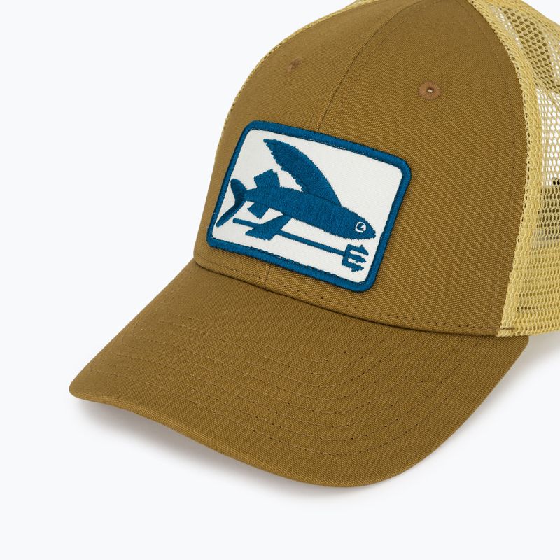Dámská kšiltovka Patagonia Flying Fish LoPro Trucker flying fish fork/bobcat brown 3