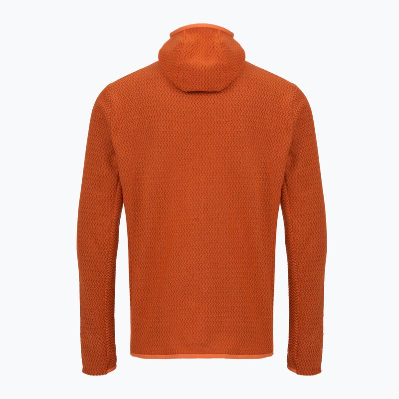 Pánská trekingová mikina Patagonia R1 Air Full Zip Hoody coal orange 2