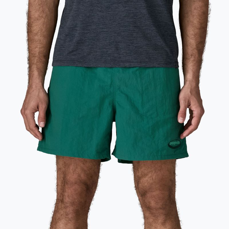 Pánské šortky Patagonia Baggies 5" 95 oval logo/gem green 4