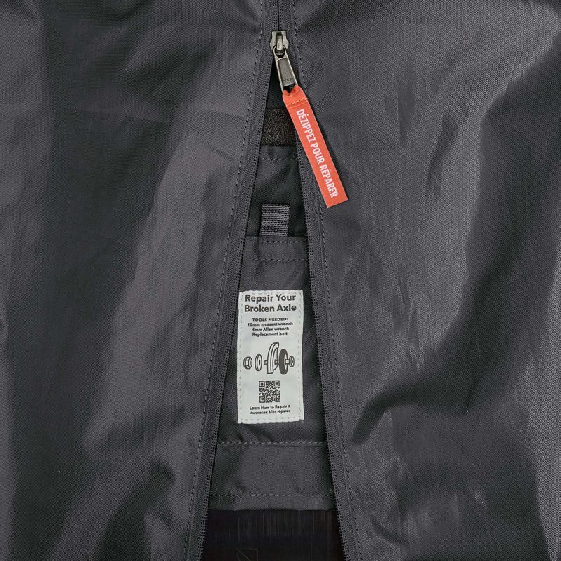 Cestovní taška Patagonia Black Hole Wheeled Duffel 40 l smolder blue/amanita red 3